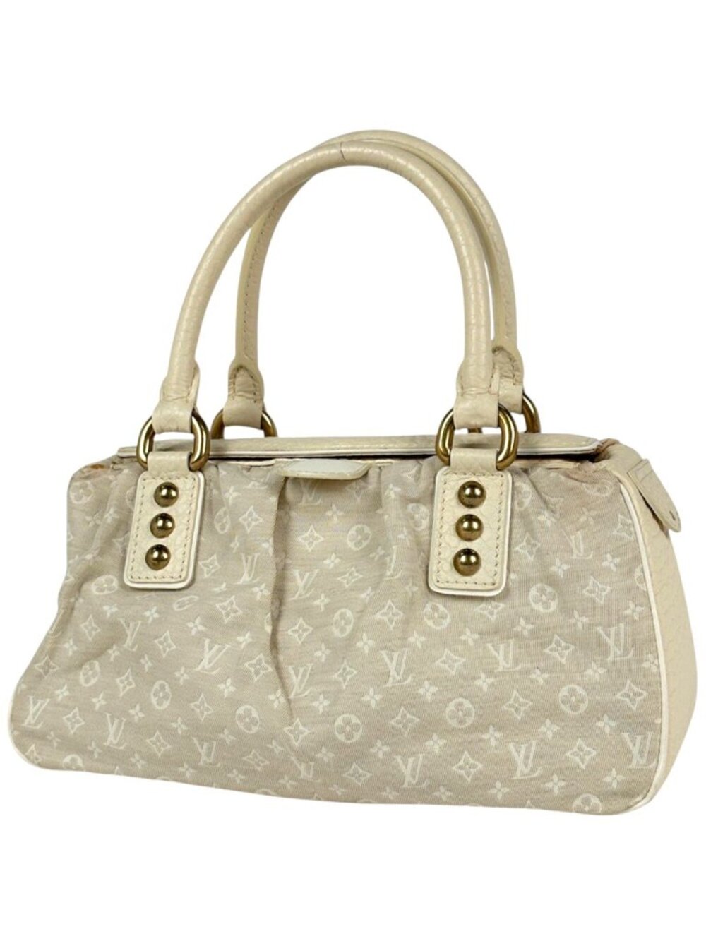 Louis Vuitton Trapeze PM Handbag Monogram Mini Lin Dune